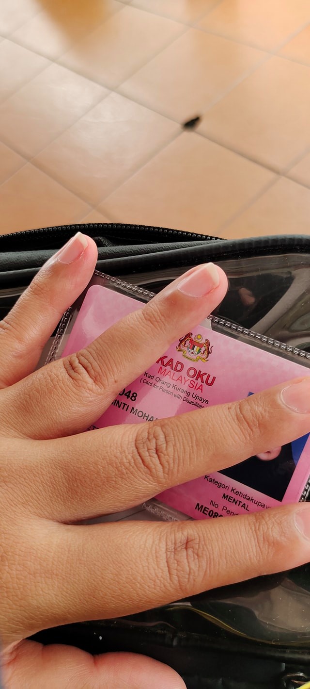 Kad OKU untuk kesihatan mental Kad OKU untuk kesihatan mental